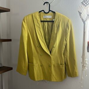 vintage silk blazer